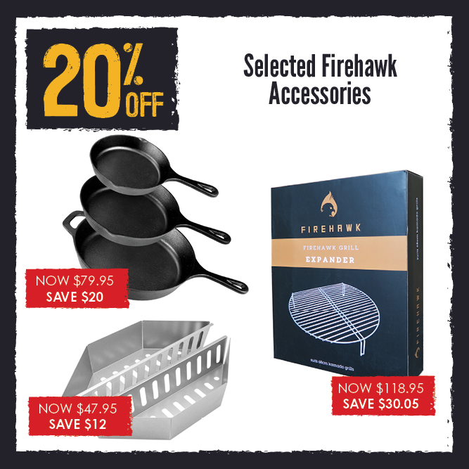 20% Off Selected Firehawk Accessories | Shop Now